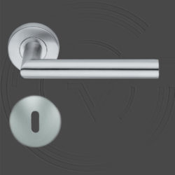 KD110/BB/SS Rounded Roses Lever Handle