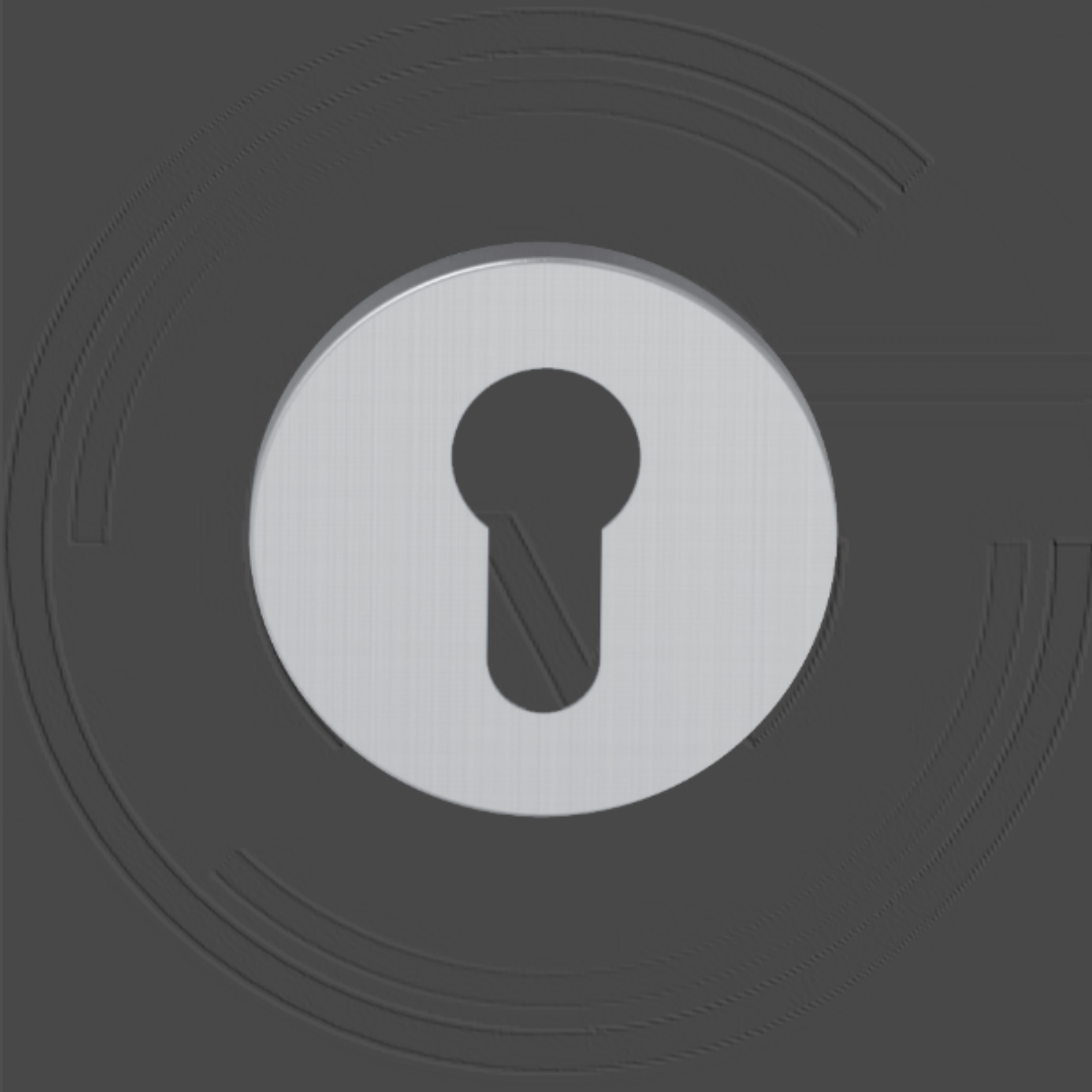 KF140/PZ/SS Fire Rated Rounded Escutcheon