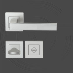 KD200/WC/SS Square Roses Lever Handle