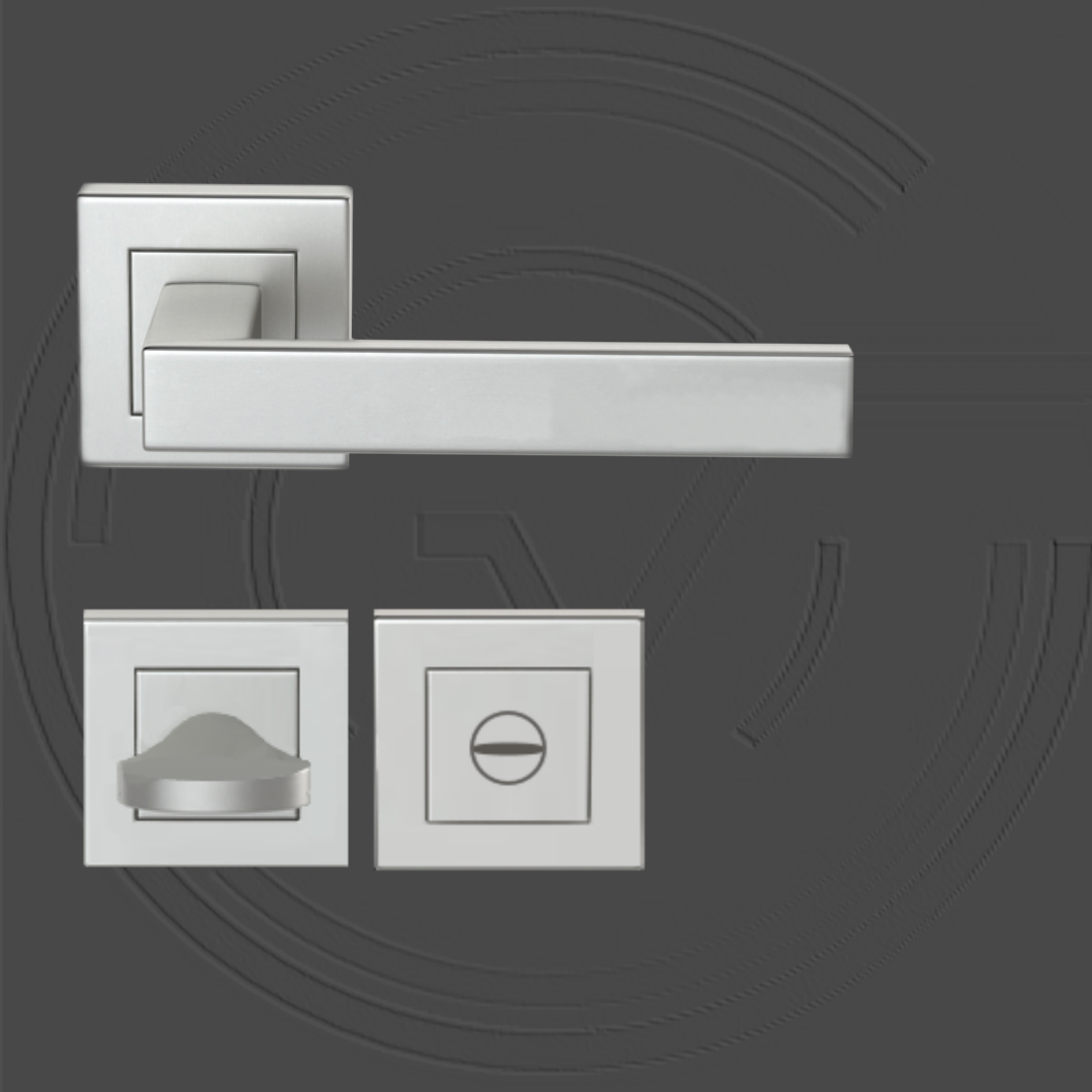 KD200/WC/SS Square Roses Lever Handle