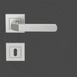 KD201/BB/SS Square Roses Lever Handle