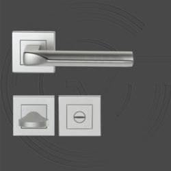 KD202/WC/SS Square Roses Lever Handle
