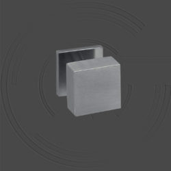 KD220/SS Square rosette Knob Handle