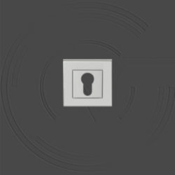 KD240/PZ/SS Square Escutcheon