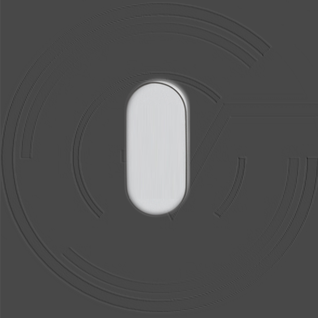 KF340/BL/SS Fire Rated Oval Escutcheon