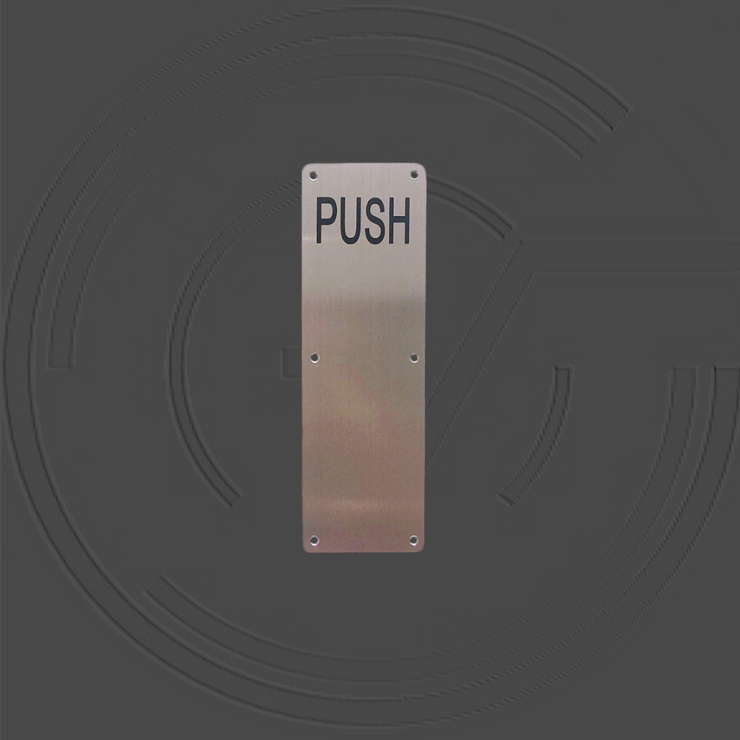 KD510/300X100/SS Push Plate