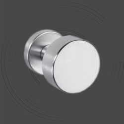 KD120/50/SS Ручки кнобы на круглой розетке